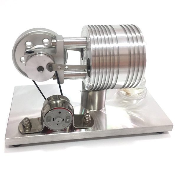 Stirling Engine Model Kit | Generator with LED Lights | Educational Science Experiment