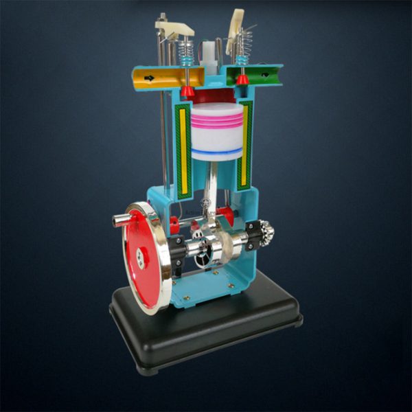 4-Stroke Gasoline Engine Model Single Cylinder DIY Educational Equipment