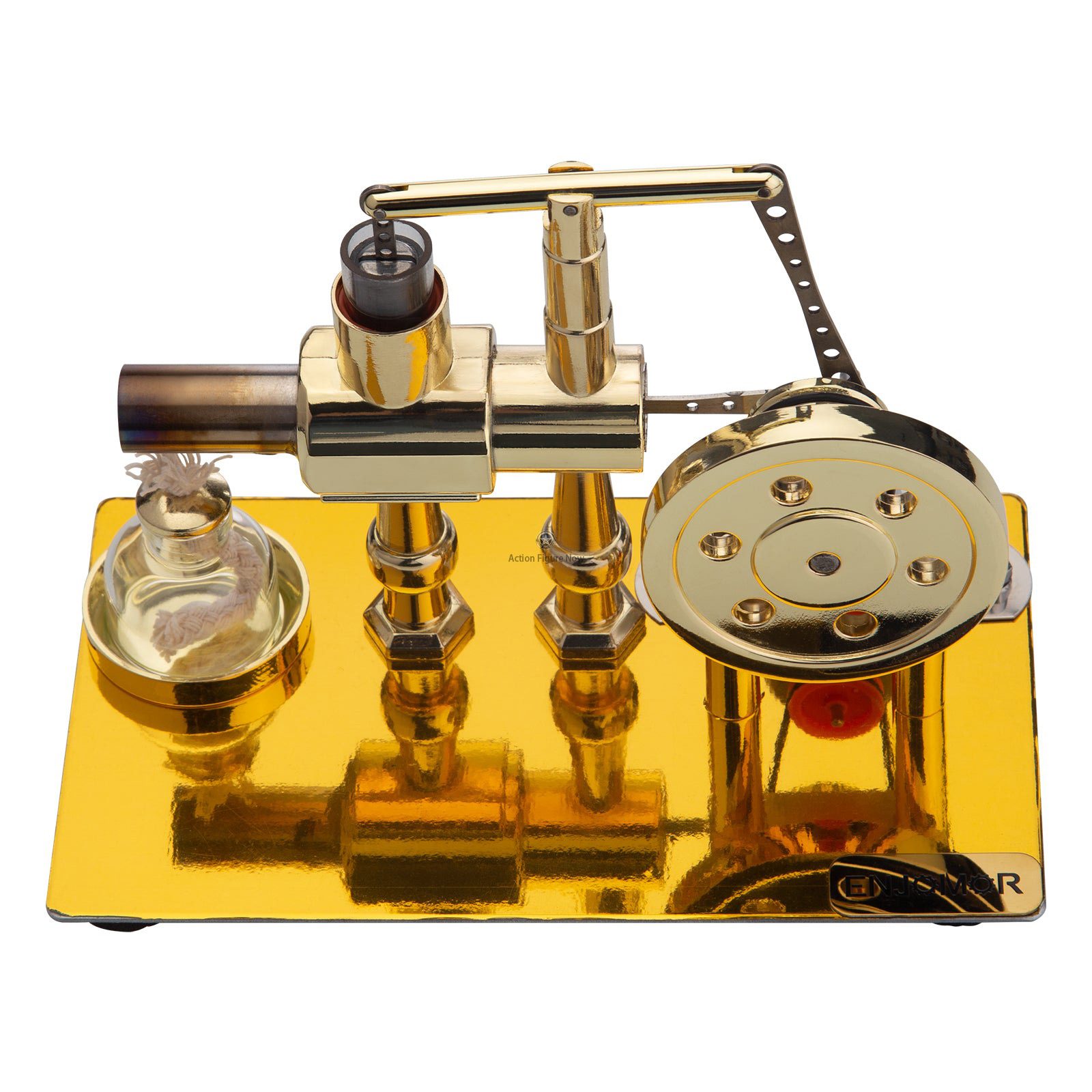 ENJOMOR Stirling Engine Hot Air External Combustion Model with LED Bulb Gift ENJOMOR Stirling Engine Hot Air External Combustion Model with LED Bulb Gift