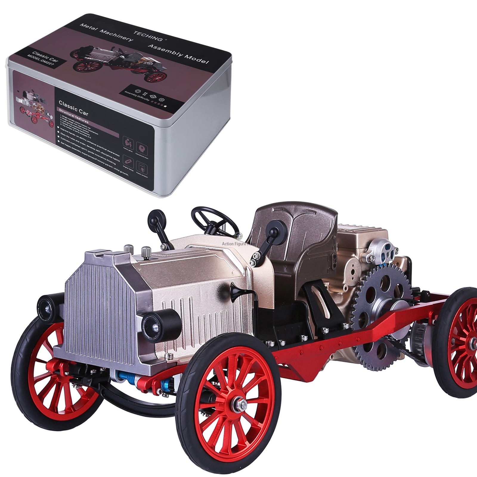 Teching Mini Electric Single-Cylinder Engine Assembly Kit: Vintage ...