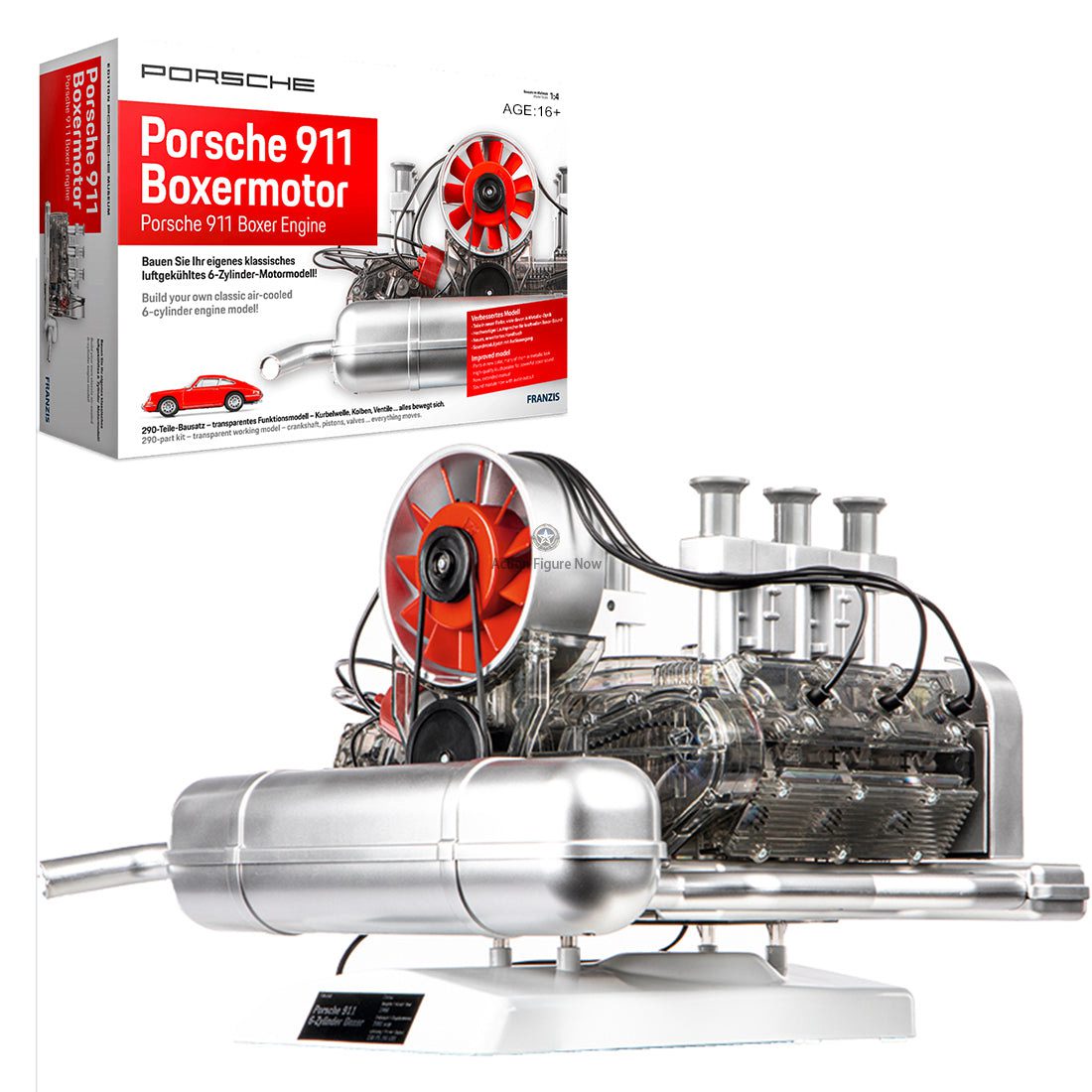 Porsche 911 Boxer Engine Model DIY Kit: Build a Working 6-Cylinder Air-cooled Engine Model Porsche 911 Boxer Engine Model DIY Kit: Build a Working 6-Cylinder Air-cooled Engine Model