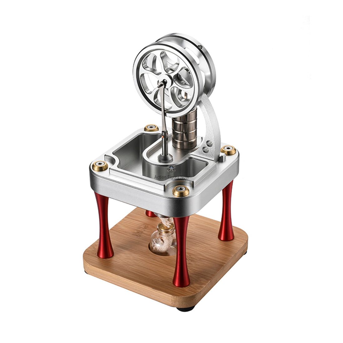 High-Temperature Water-Cooled Stirling Engine Model for Scientific Experimentation High-Temperature Water-Cooled Stirling Engine Model for Scientific Experimentation
