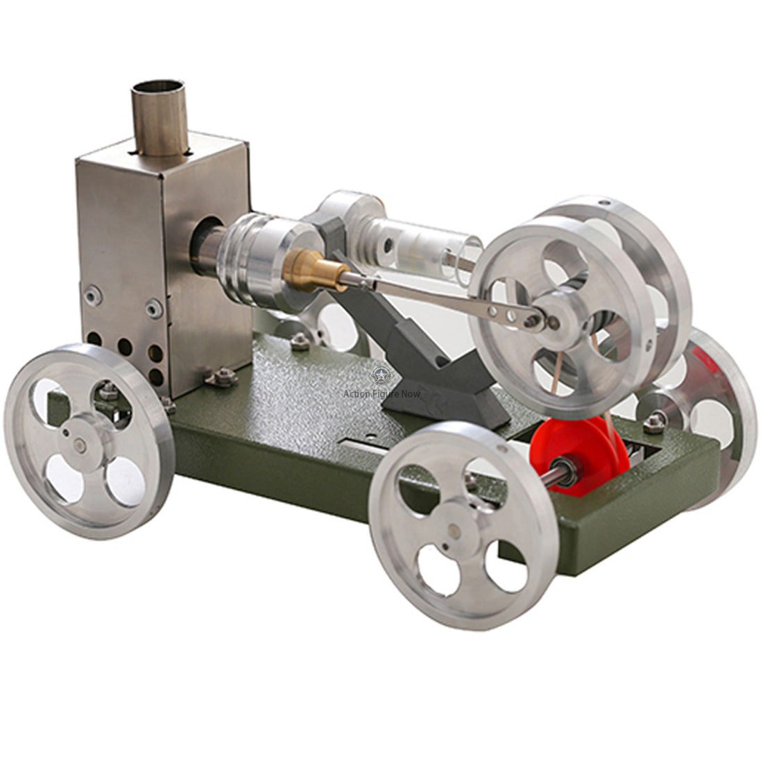 Stirling Engine Car Model Kit: Engine DIY Assembly Kit for Physical Experiment Stirling Engine Car Model Kit: Engine DIY Assembly Kit for Physical Experiment