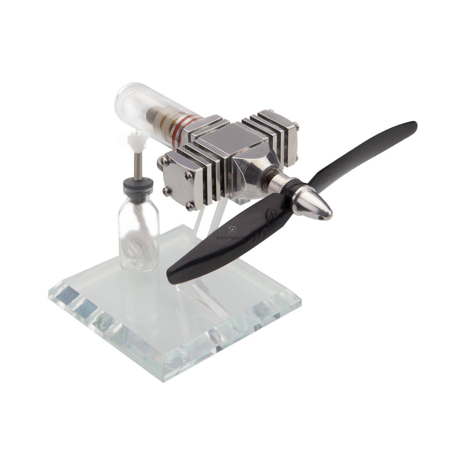 ENJOMOR Plane Head Stirling Engine Pocket-Sized Free-Piston External Combustion Engine Model Toy ENJOMOR Plane Head Stirling Engine Pocket-Sized Free-Piston External Combustion Engine Model Toy