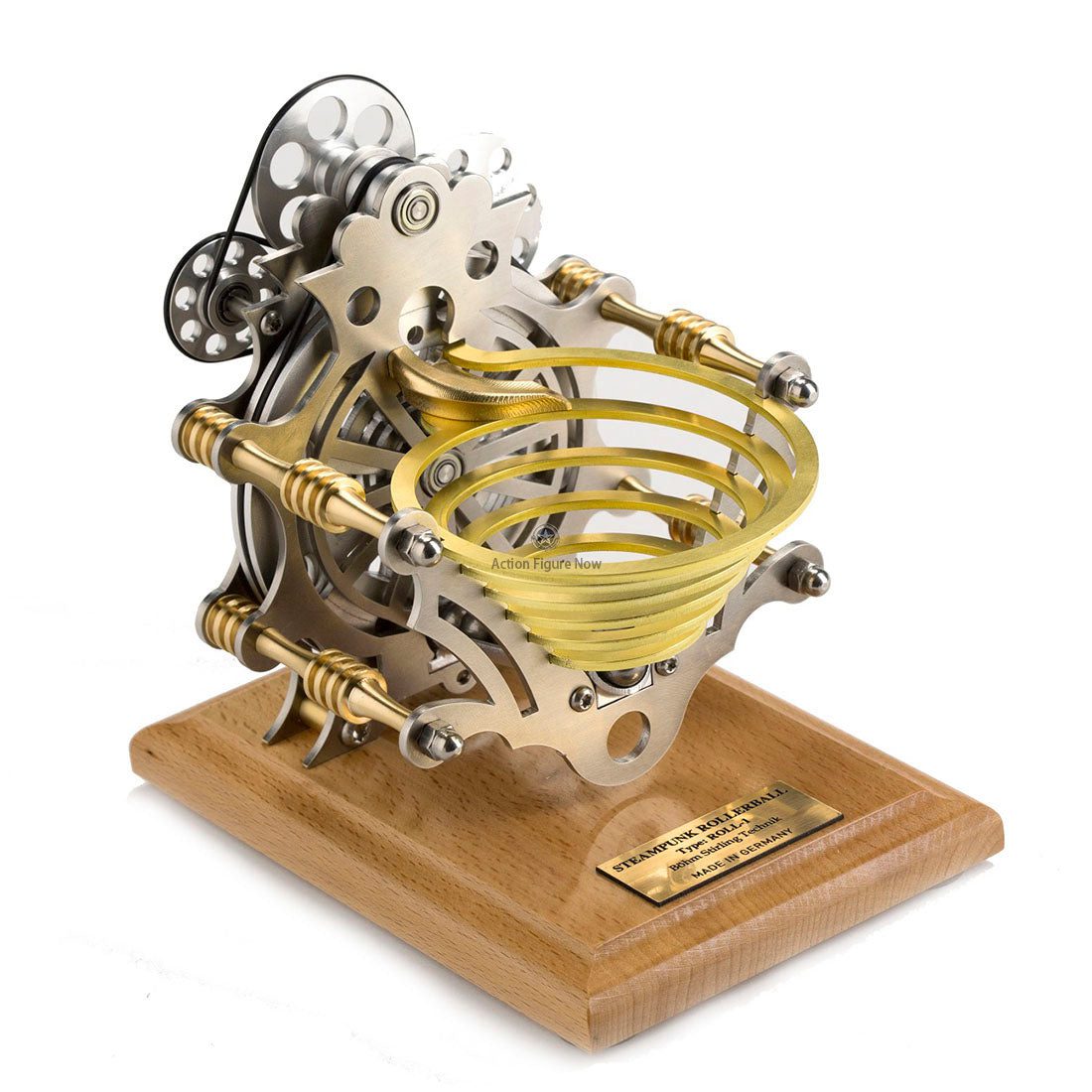 Stirling Engine DIY Assembly Kit: Linkage-Driven Bead-Turning Machine Gift Stirling Engine DIY Assembly Kit: Linkage-Driven Bead-Turning Machine Gift