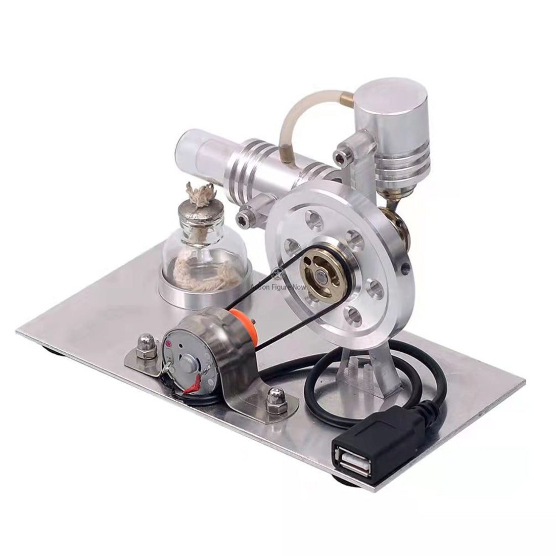 Professional 3D Printing USB Stirling Engine Model with Night Light Professional 3D Printing USB Stirling Engine Model with Night Light