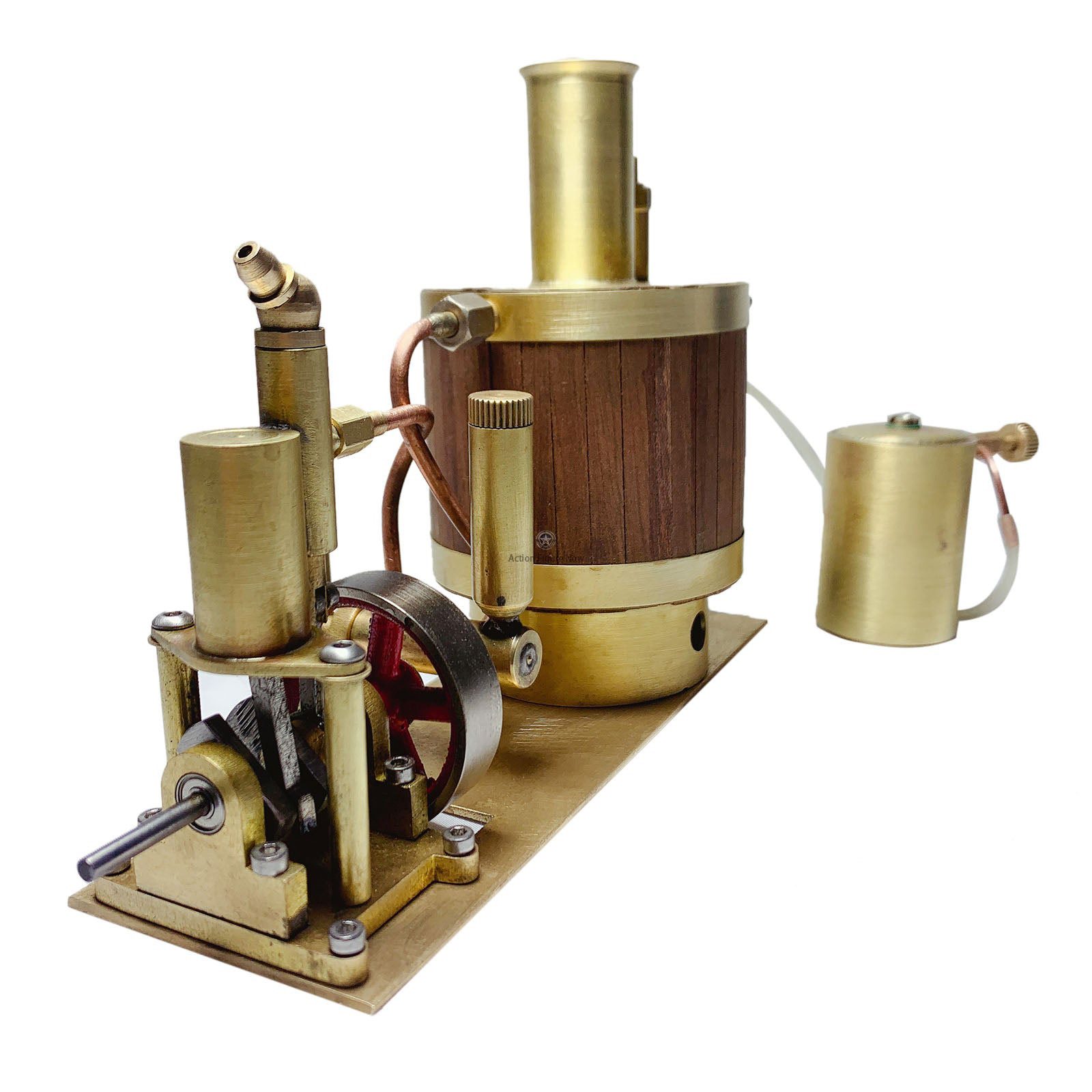 Mini Single Cylinder Steam Engine Kit with Boiler for Model Ships Under 50cm Mini Single Cylinder Steam Engine Kit with Boiler for Model Ships Under 50cm