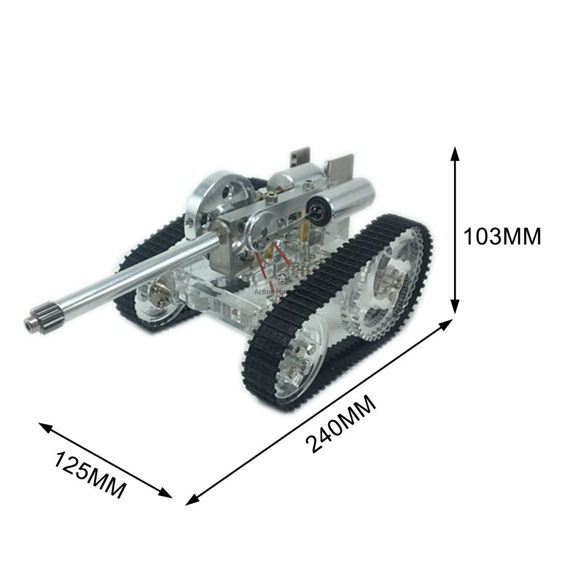 Stirling Engine Tank Model - Science Education Toy for Physics Experiments - Enginediy Stirling Engine Tank Model - Science Education Toy for Physics Experiments - Enginediy