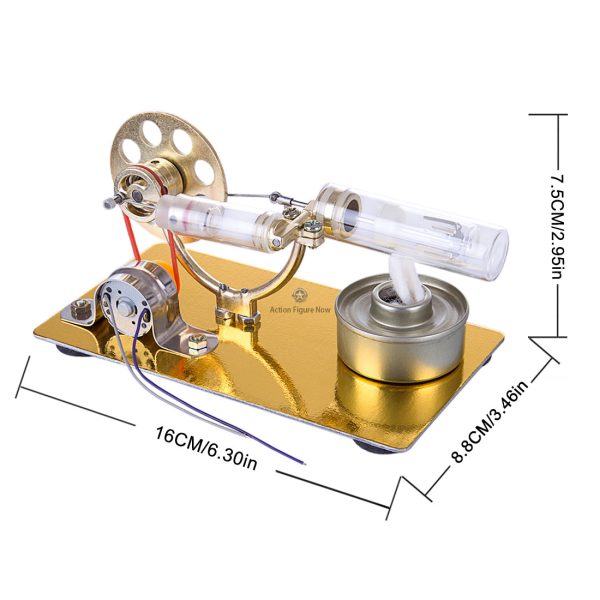 Single-Cylinder Stirling Engine DIY Model | Science Experiment Kit