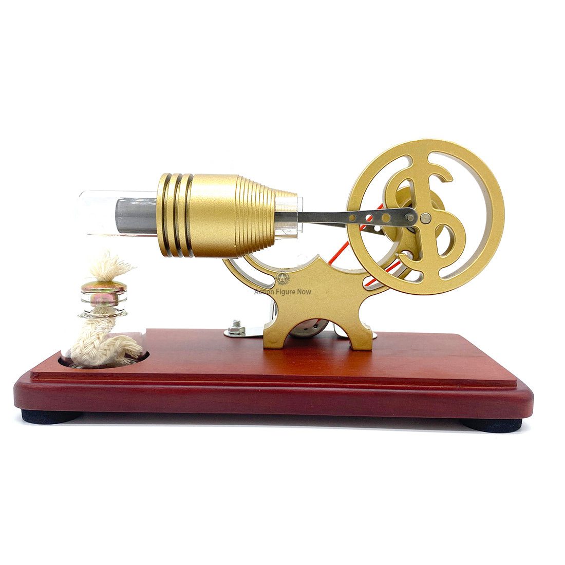 Stirling Engine Generator Model Y: Educational Retro Science Toy with LED Illumination Stirling Engine Generator Model Y: Educational Retro Science Toy with LED Illumination