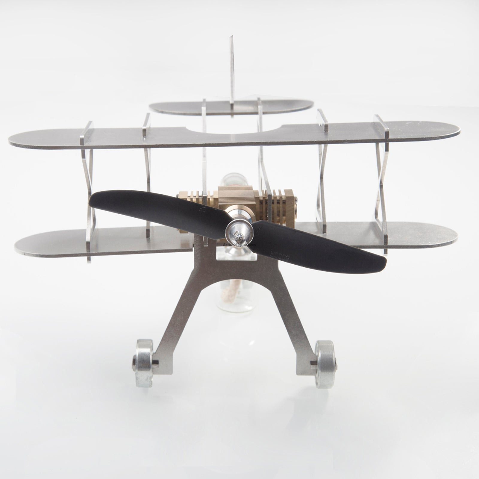 ENJOMOR Stirling Engine Airplane Model Assembly Kit for Education & Science ENJOMOR Stirling Engine Airplane Model Assembly Kit for Education & Science