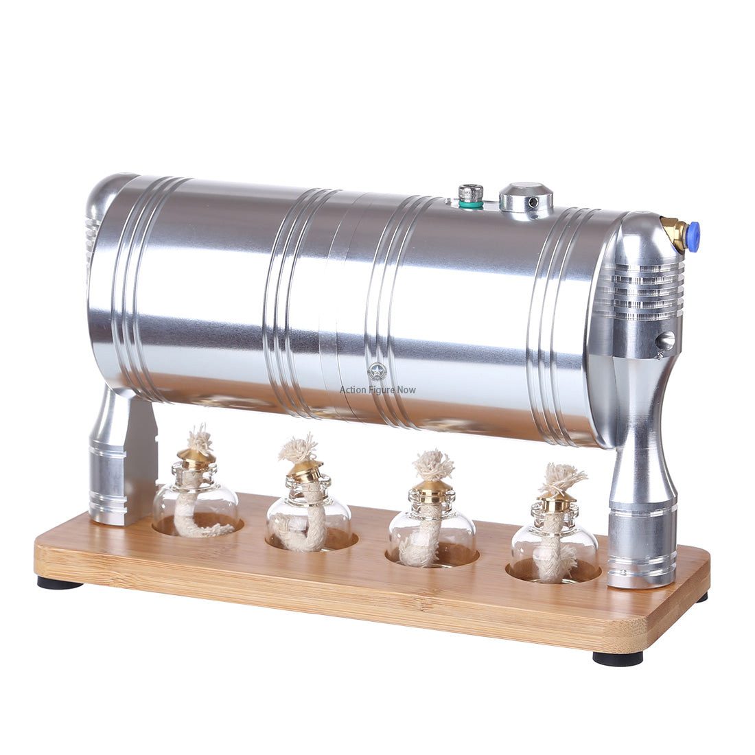 Full Metal Steam Generator Steam Heating Boiler with 4 Alcohol Lamps Steam Engine Model Kit Full Metal Steam Generator Steam Heating Boiler with 4 Alcohol Lamps Steam Engine Model Kit