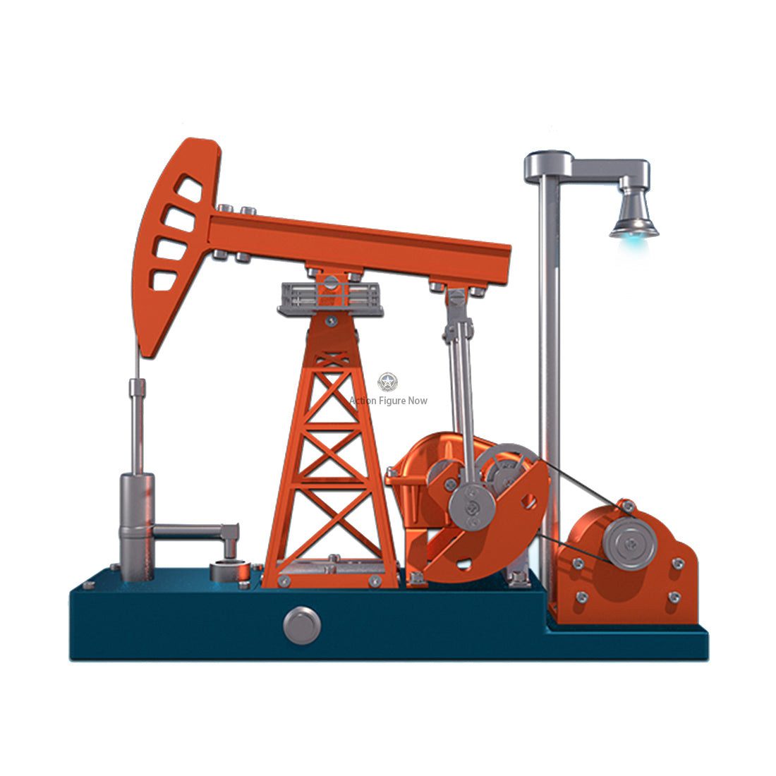 Teching 3D Metal Oil Pump Jack Model Kit | Working Oilfield Equipment with Light Teching 3D Metal Oil Pump Jack Model Kit | Working Oilfield Equipment with Light