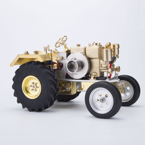 T1 Antique Toy Tractor Model with Mini Water-Cooled Single-Cylinder Gasoline I.C. Engine