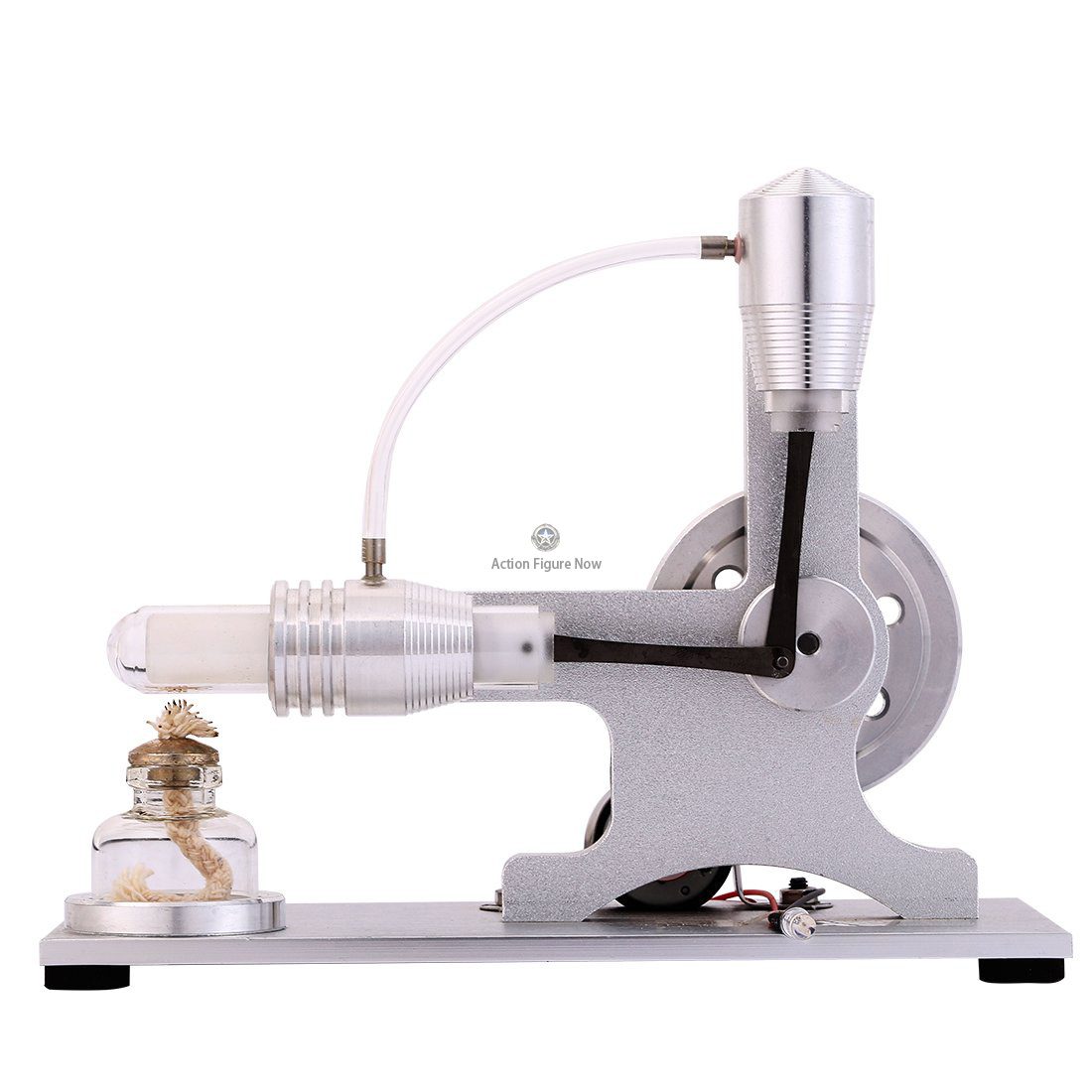 L-Shape Stirling Engine Generator Kit with LED Light L-Shape Stirling Engine Generator Kit with LED Light
