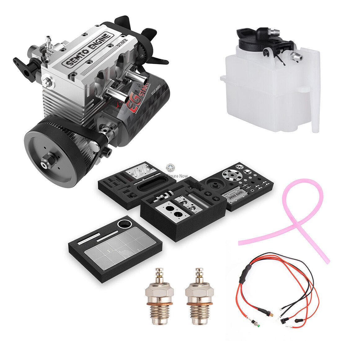 Otto Toyan FS-L200AC Engine - Single Overhead Camshaft (SOHC) 4-Stroke, Nitro-Fueled Model Engine Kit Otto Toyan FS-L200AC Engine - Single Overhead Camshaft (SOHC) 4-Stroke, Nitro-Fueled Model Engine Kit