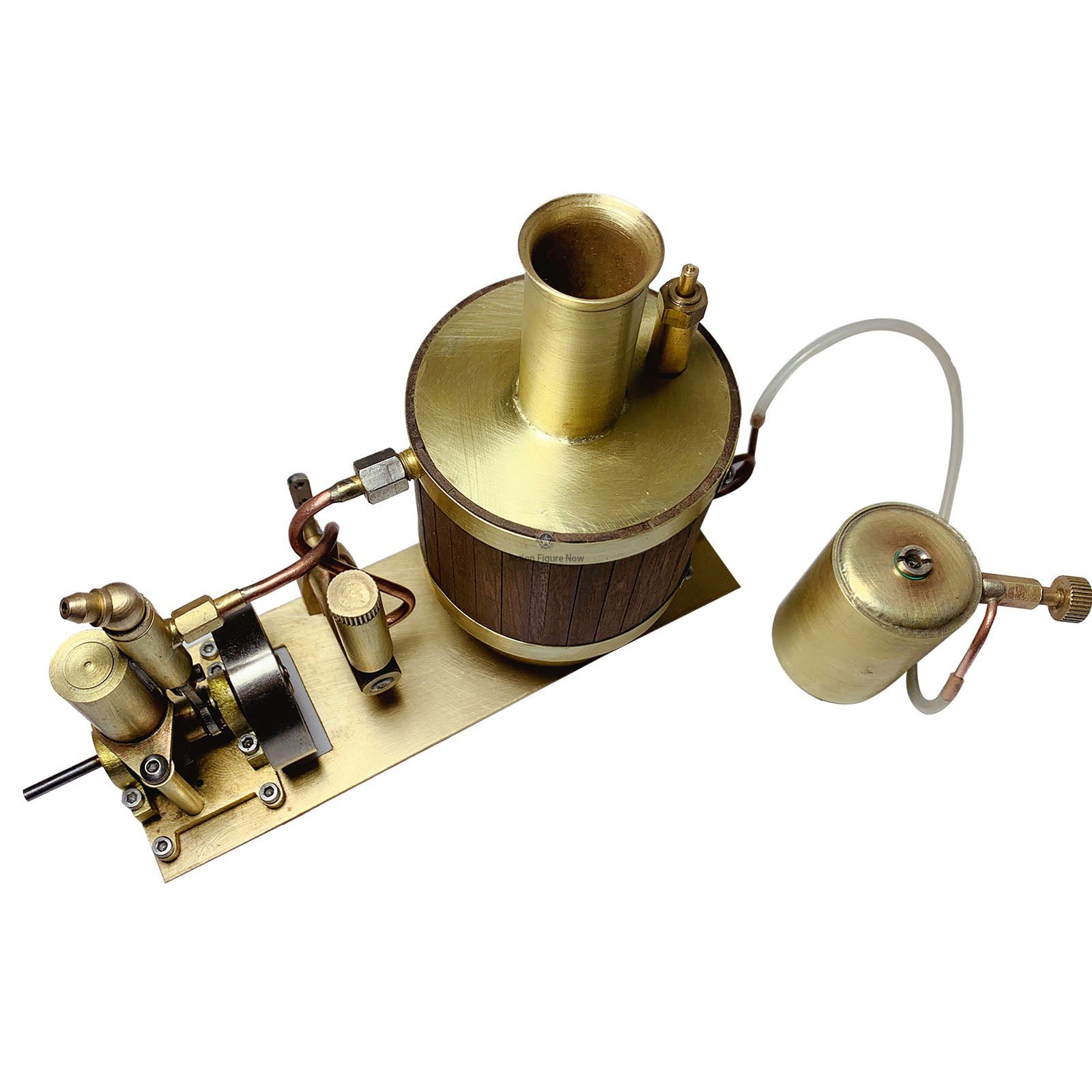 Mini Single Cylinder Steam Engine Kit with Boiler for Model Ships Under 50cm Mini Single Cylinder Steam Engine Kit with Boiler for Model Ships Under 50cm