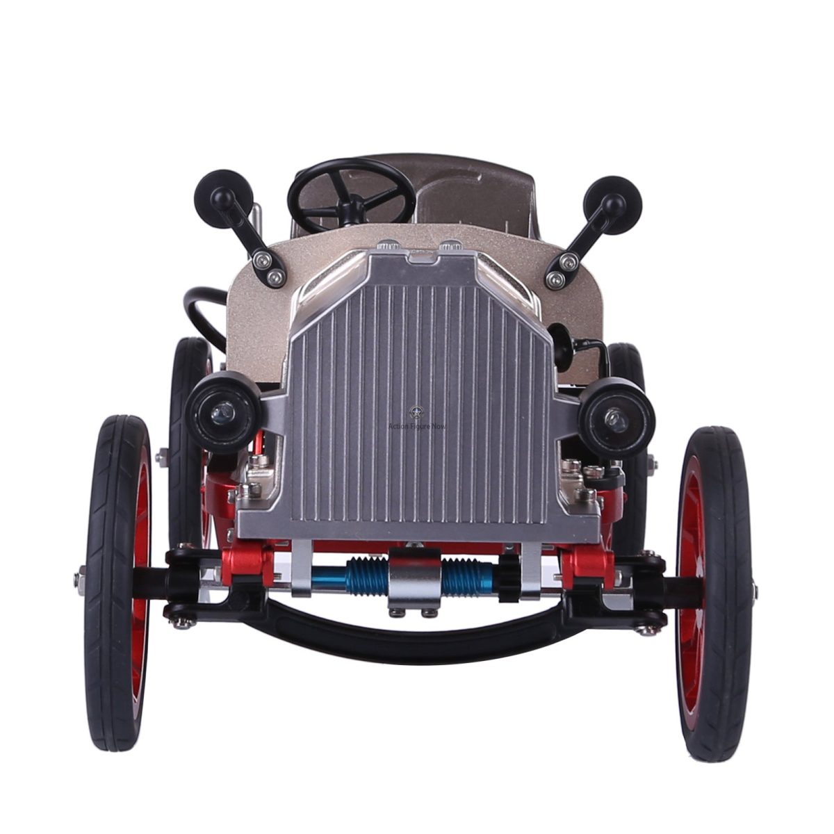 Teching Electric Single-Cylinder Motorcycle Engine DIY Kit, Vintage Classic Car DIY Metal Mechanical Model, High Level Educational Collection