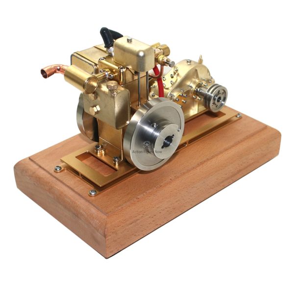 1.6cc Mini Gasoline Engine Model with Gear Reducer, Water-cooled, Adjustable Speed, Single-cylinder, Four-stroke