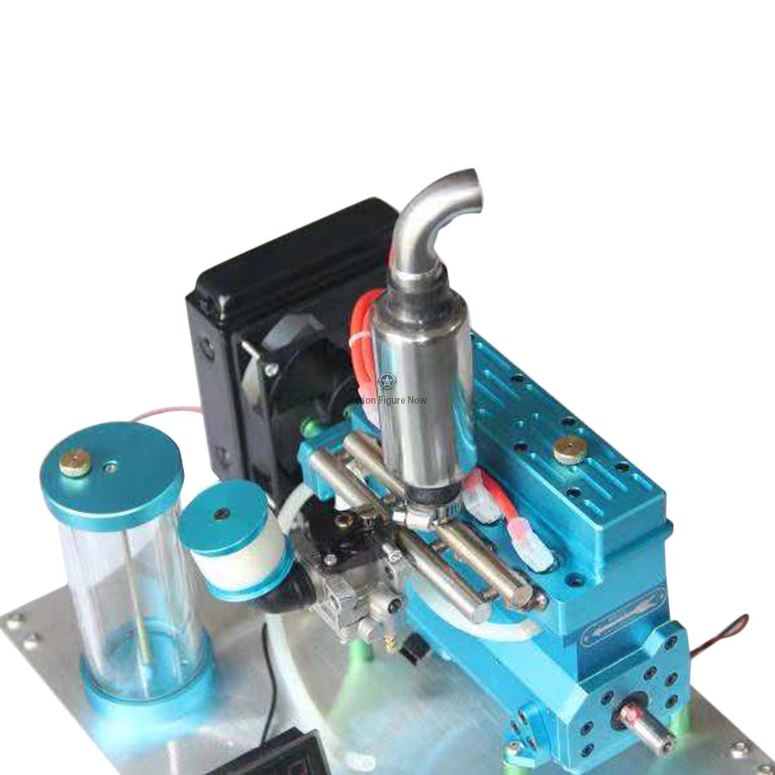 Upgraded Exhaust Pipe Assembly for 32cc Inline 4-Cylinder Water-Cooled Gasoline Engine