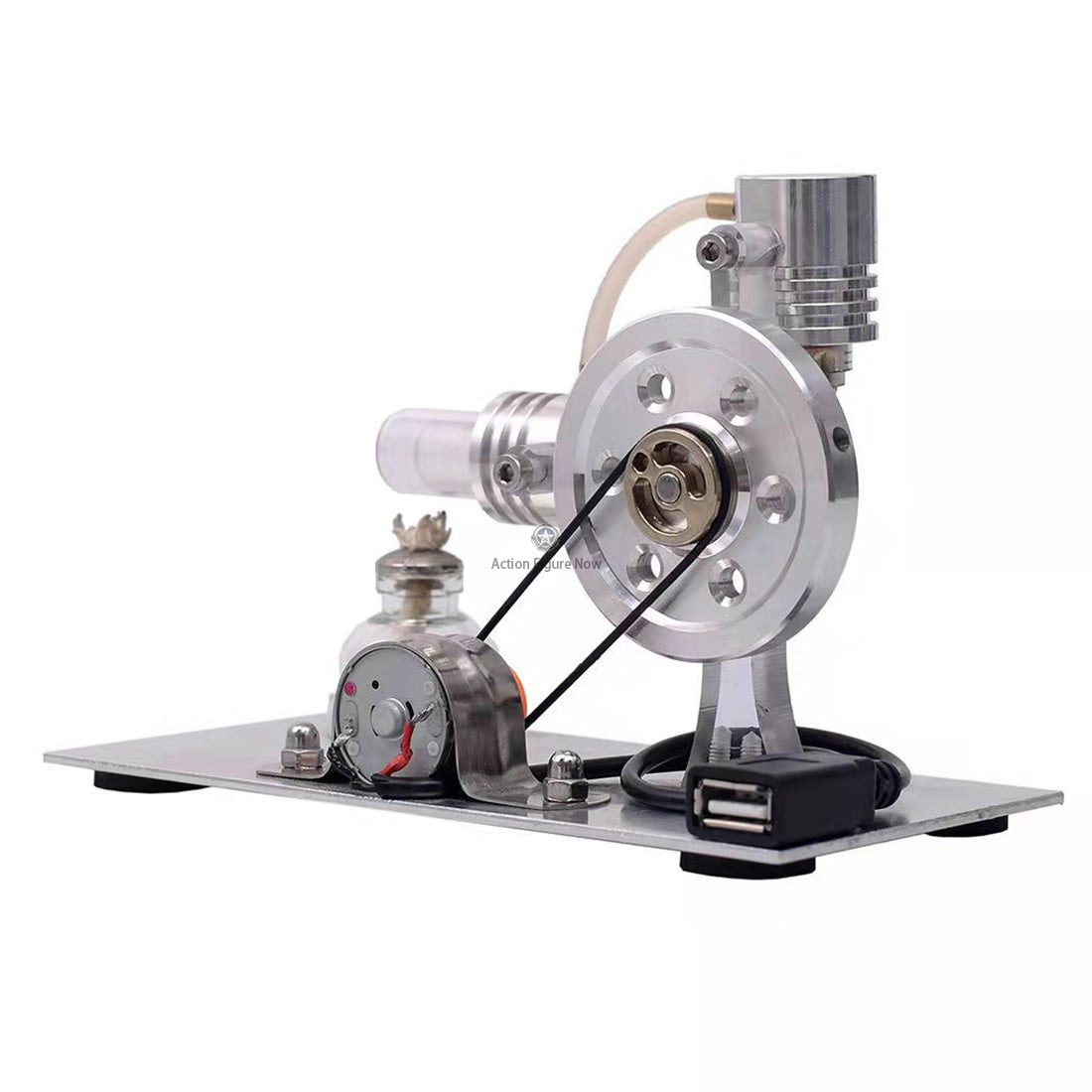 Professional 3D Printing USB Stirling Engine Model with Night Light