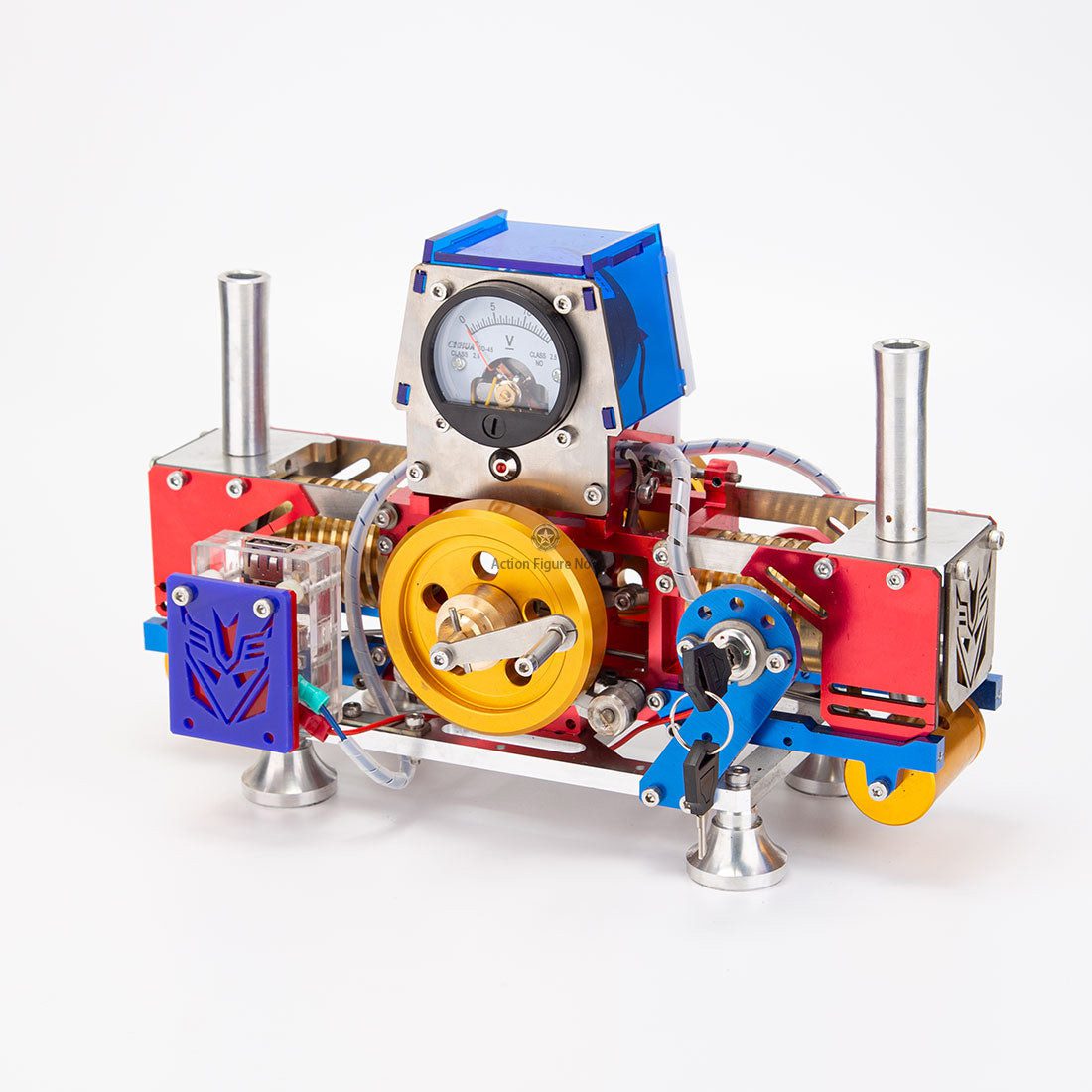 Opposed Twin Cylinder Flame-Fueled Vacuum Suction Stirling Power Generator Model Kit Opposed Twin Cylinder Flame-Fueled Vacuum Suction Stirling Power Generator Model Kit