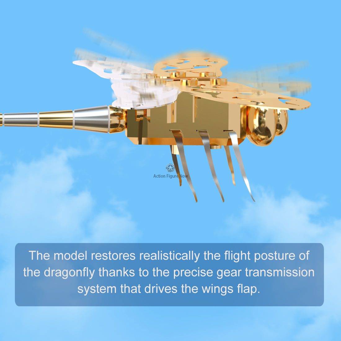 TECHING 3D Metal Dragonfly Construction Model - Build Your Own DIY Dragonfly Assembly Kits for Kids, Teens, and Adults TECHING 3D Metal Dragonfly Construction Model - Build Your Own DIY Dragonfly Assembly Kits for Kids, Teens, and Adults
