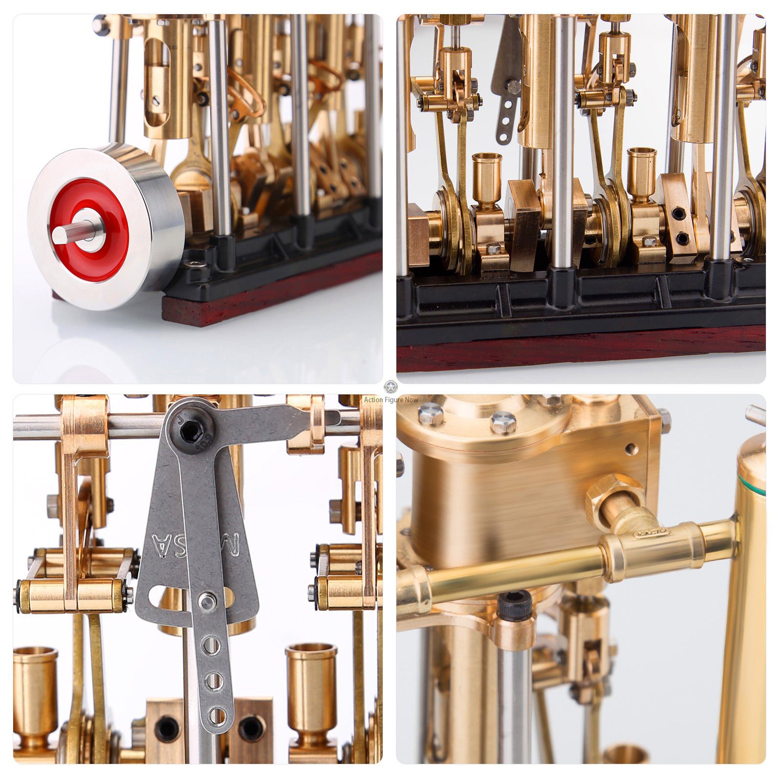 KACIO LS3-13S Three-Cylinder Steam Engine Model with Oil Cup and Forward/Reverse Rotation Capability KACIO LS3-13S Three-Cylinder Steam Engine Model with Oil Cup and Forward/Reverse Rotation Capability
