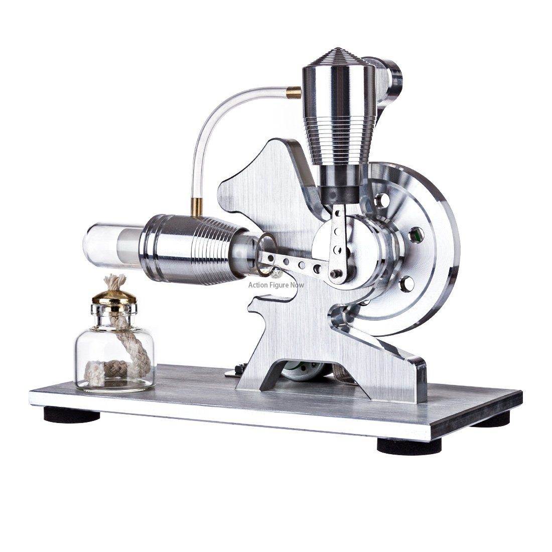 Squirrel Shape Stirling Engine Model: Single-Cylinder Stirling Engine with LED Generator Squirrel Shape Stirling Engine Model: Single-Cylinder Stirling Engine with LED Generator