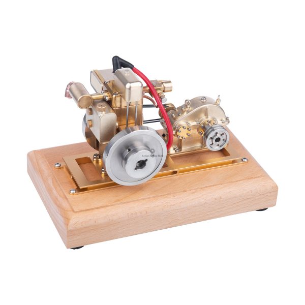 1.6cc Mini Gasoline Engine Model with Gear Reducer, Water-cooled, Adjustable Speed, Single-cylinder, Four-stroke