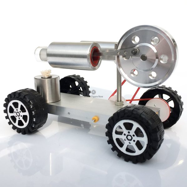 Enginediy Stirling Engine Model Car - Science & Driving Experiment Kit
