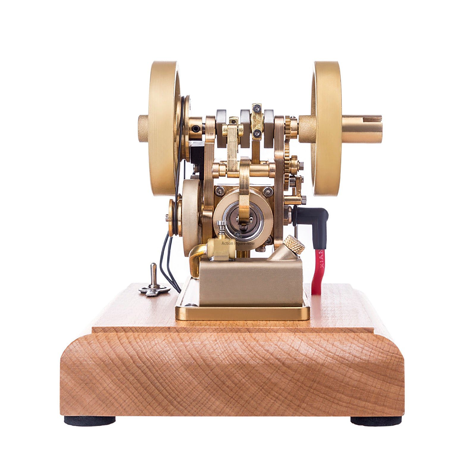 4-Stroke M14 1.9cc Mini Gas Internal Combustion Engine Model with Atkinson Cycle Differential Opposed Pistons