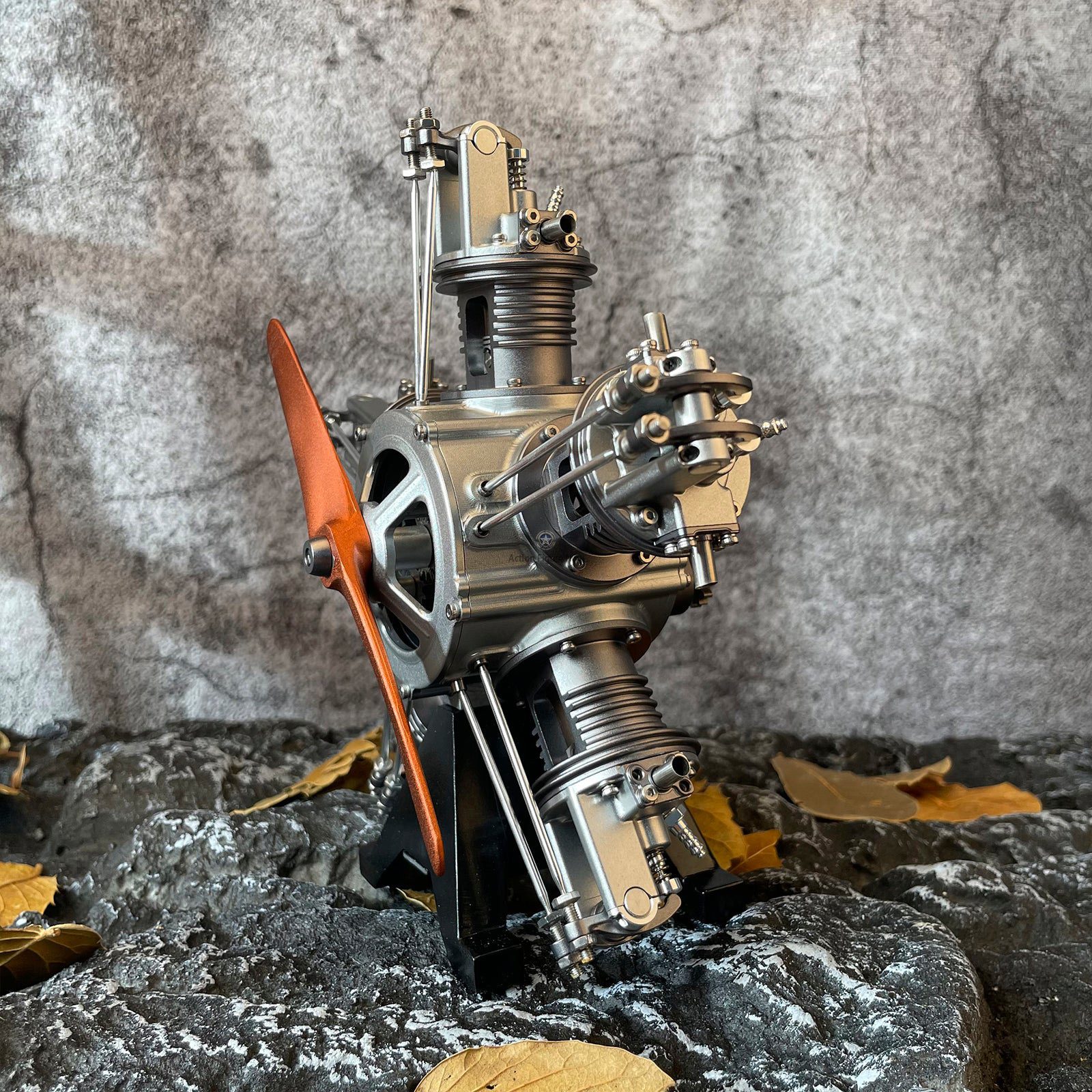 5-Cylinder Radial Engine Model Kit (Working Model) - 1:6 Scale Metal Assembly with 250+ Pieces 5-Cylinder Radial Engine Model Kit (Working Model) - 1:6 Scale Metal Assembly with 250+ Pieces