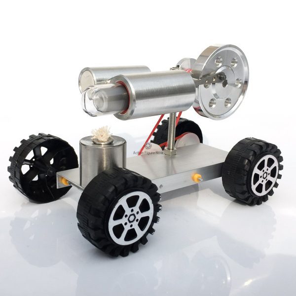 Enginediy Stirling Engine Model Car Driving Science Experiment Kit for Kids