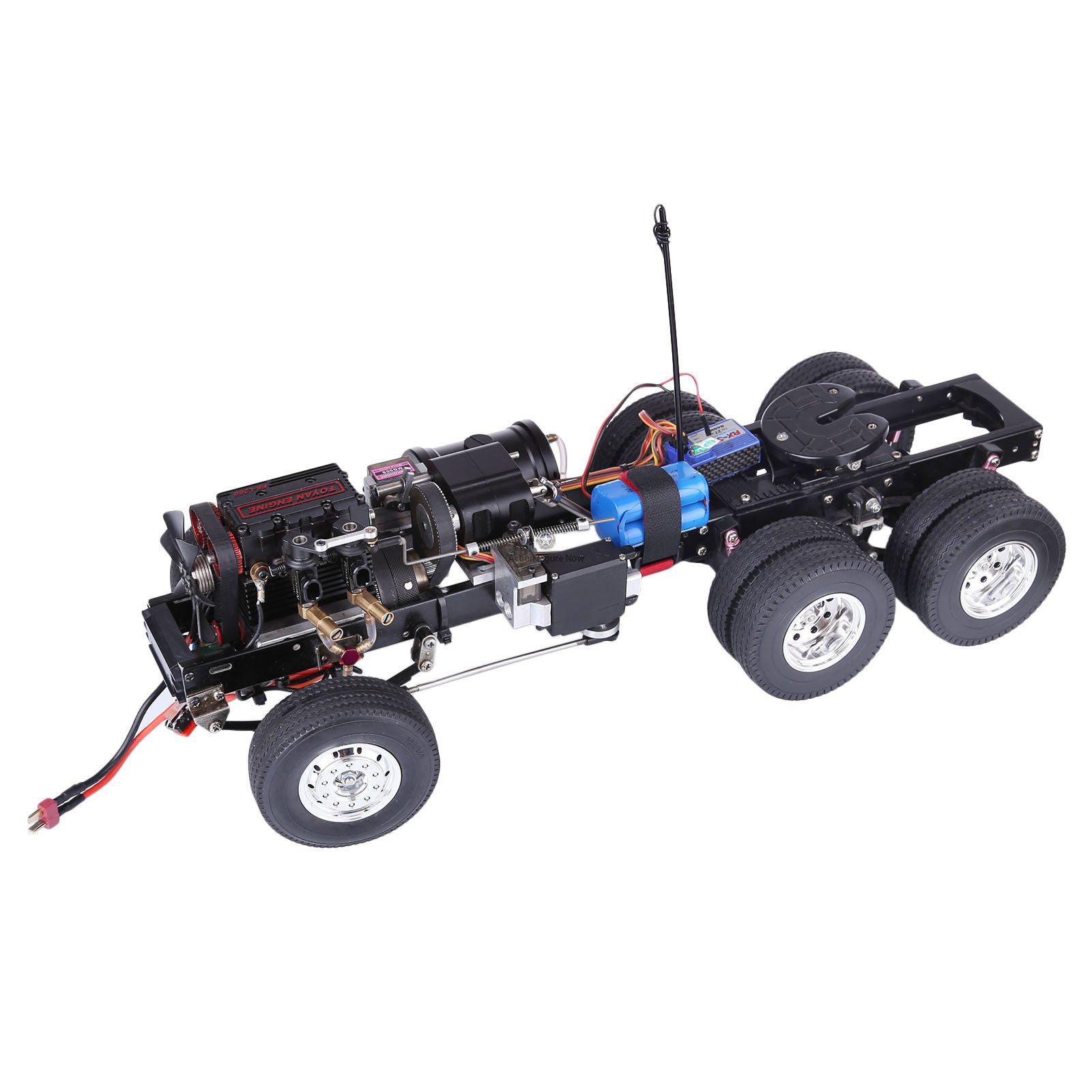 TOYAN FS-L200 Inline 2-Cylinder 4-Stroke Nitro Engine Modified Gas Powered 1/14 Scale 6x4 3-Axle RC Car Assembly Kit TOYAN FS-L200 Inline 2-Cylinder 4-Stroke Nitro Engine Modified Gas Powered 1/14 Scale 6x4 3-Axle RC Car Assembly Kit