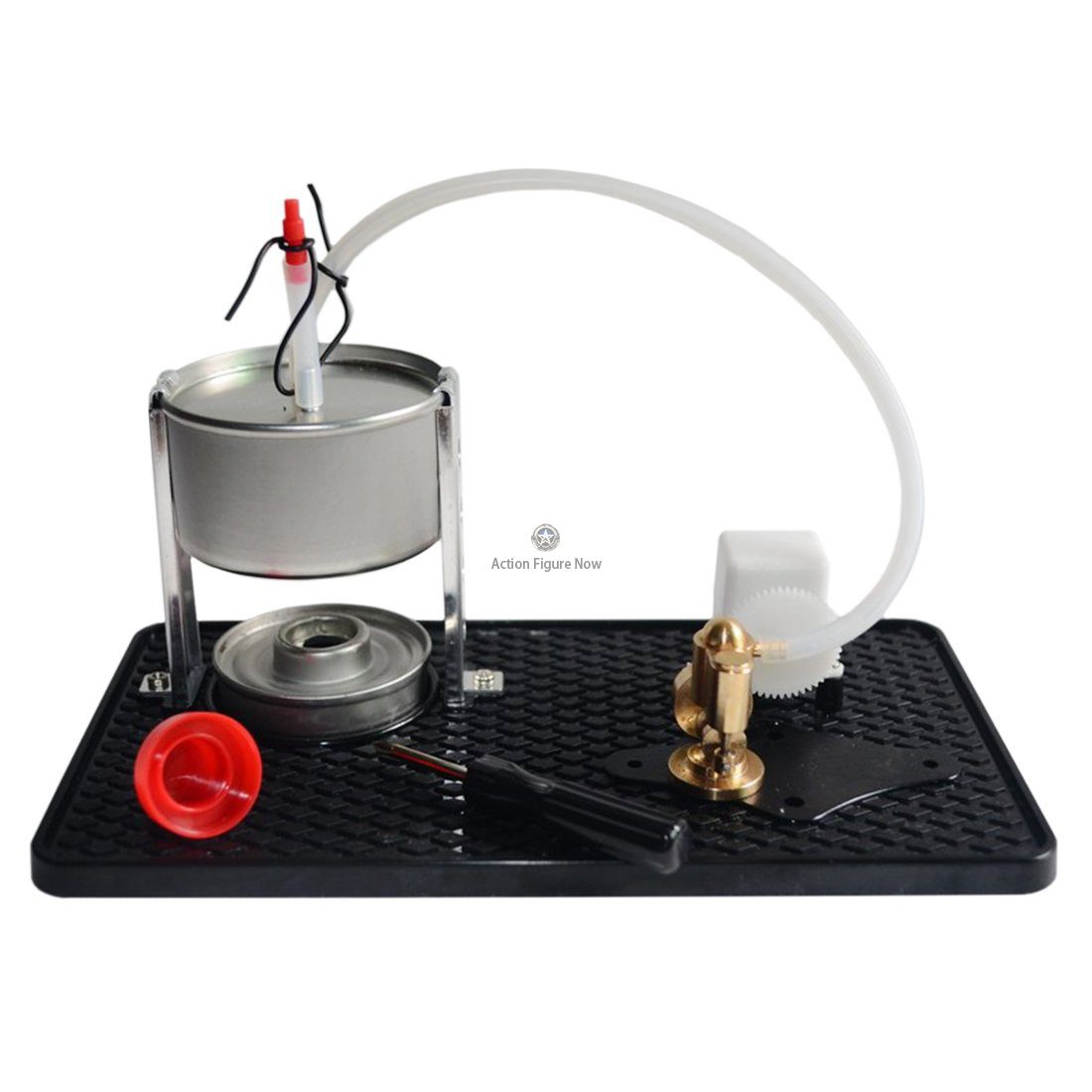 Mini Steam Engine Model Single Cylinder Boiler Engine DIY Kit Gift for Kids