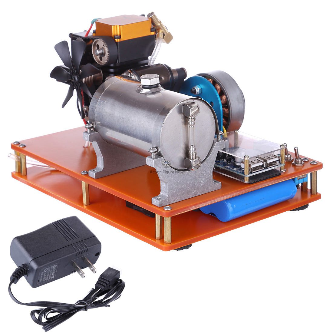 Toyan FS-S100 4-Stroke Methanol Engine with 12V DIY Electric Generator Toyan FS-S100 4-Stroke Methanol Engine with 12V DIY Electric Generator