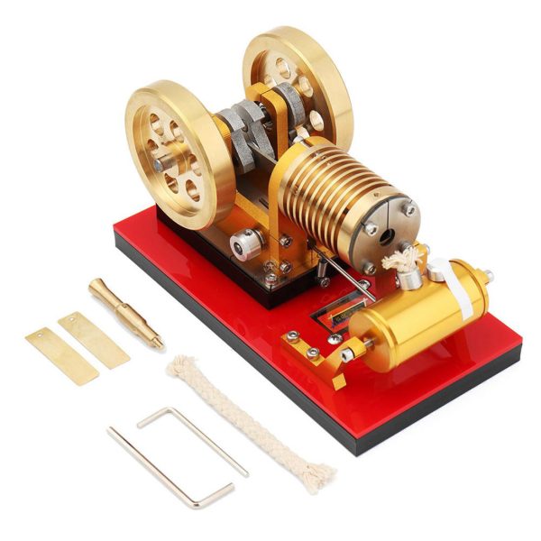 Stirling Engine Kit with Tank Engine Motor - External Combustion Engine Gift Collection