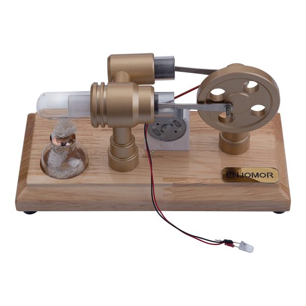 ENJOMOR Stirling Engine Electric Generator Model with LED Light: A STEM Educational Toy