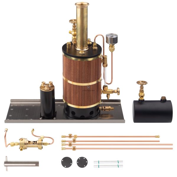 230mL Vertical Boiler Steam Engine Boiler Model for Marine Steam Engines