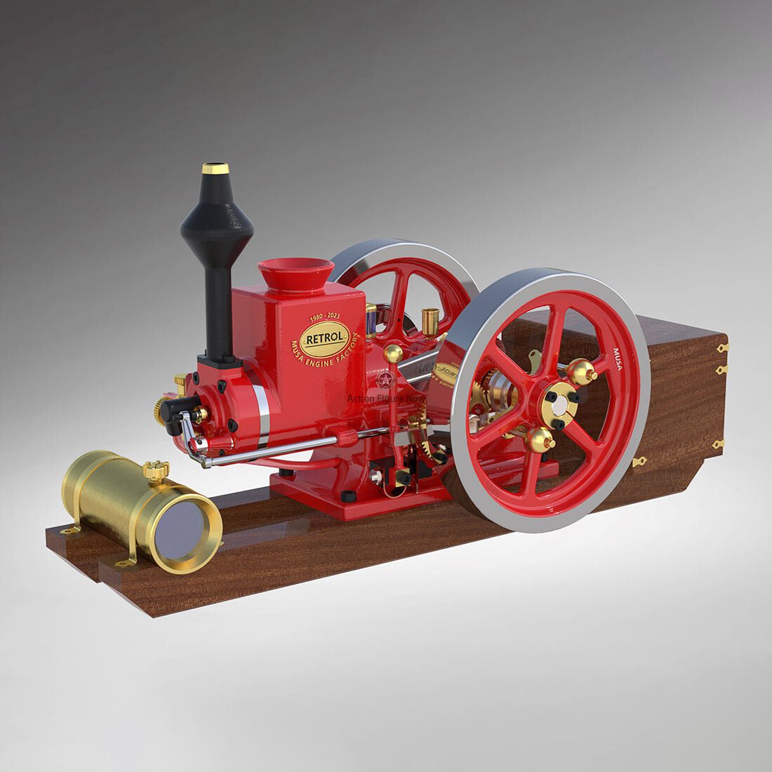 RETROL HM-01 One-Key Start Hit-and-Miss Engine with Starter Kit, Stand, and Accessories RETROL HM-01 One-Key Start Hit-and-Miss Engine with Starter Kit, Stand, and Accessories