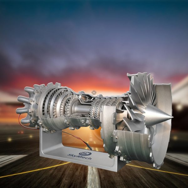 SKYMECH NTR-900 1/30 Turbofan Engine Assembly Kit – Build and Run Your Own Fully Functional Miniature Turbofan Engine