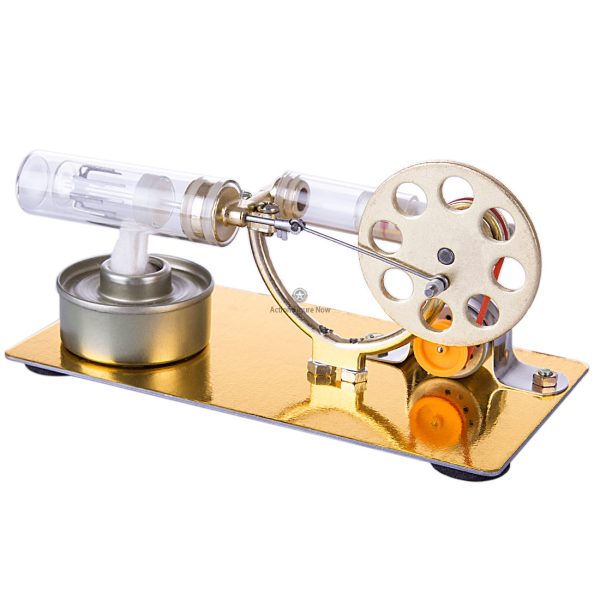DIY Stirling Engine Kit Generator Model with LED Lights - Gift Collection