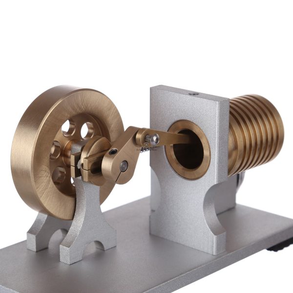Single Cylinder Stirling Engine Model with Double Bearing Support