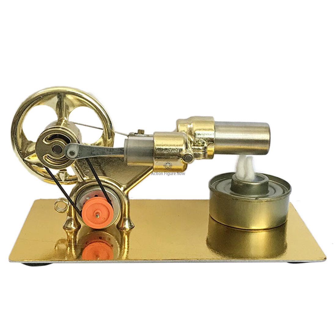 Single-Cylinder Stirling Engine Model Building Kit with LED for Educational Study Single-Cylinder Stirling Engine Model Building Kit with LED for Educational Study