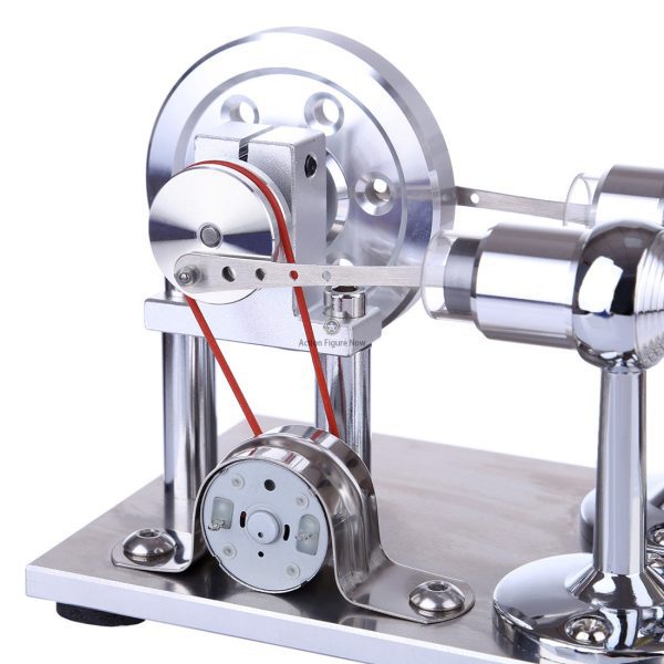 Enginediy Stirling Engine Generator with LED Lights: Educational Science Physics Experiment Toy Kit