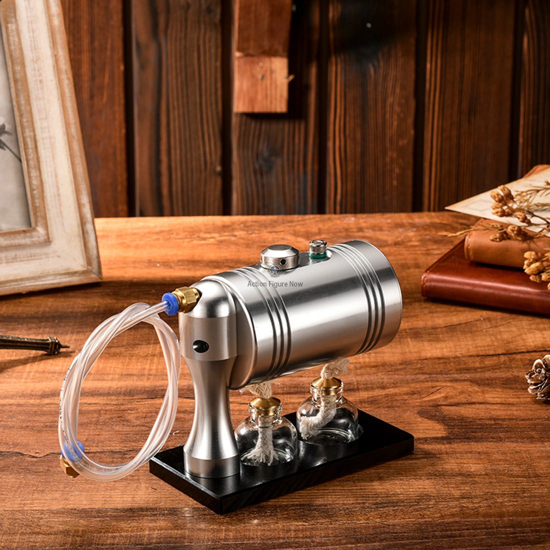 Miniature Fully Metallic Steam Engine Model with Active Boiler for Experiential Operation Miniature Fully Metallic Steam Engine Model with Active Boiler for Experiential Operation