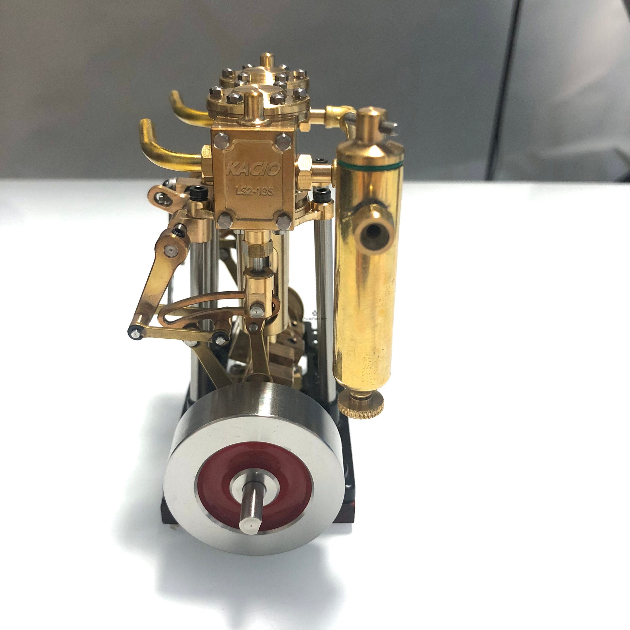 KACIO LS3-13S Vertical Steam Engine 2-Cylinder RC Reciprocating Steam Engine with Oil Cup Support Forward & Reverse Rotation Steam Model Boat KACIO LS3-13S Vertical Steam Engine 2-Cylinder RC Reciprocating Steam Engine with Oil Cup Support Forward & Reverse Rotation Steam Model Boat