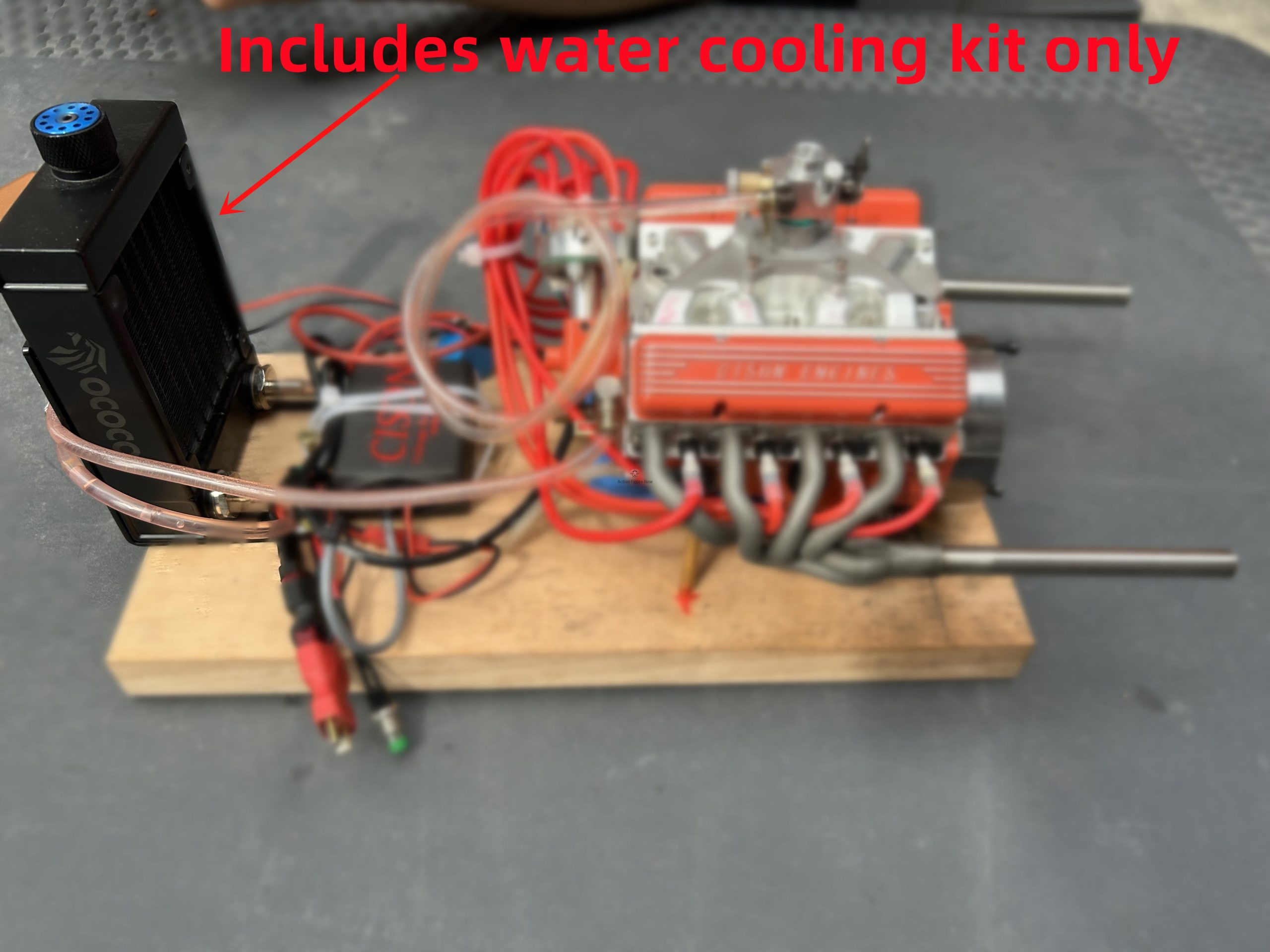 Water-Cooling Radiator Tank and Water Outlet Assembly with Bracket Kit for CISON Engines Water-Cooling Radiator Tank and Water Outlet Assembly with Bracket Kit for CISON Engines