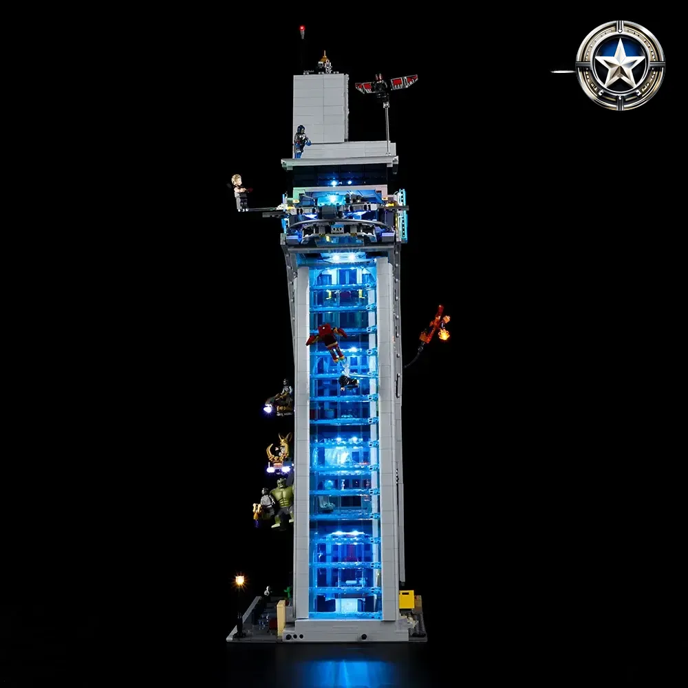 Avengers Tower Building Set Light Kit Compatible with Lego 76269 Model Parts Avengers Tower Building Set Light Kit Compatible with Lego 76269 Model Parts